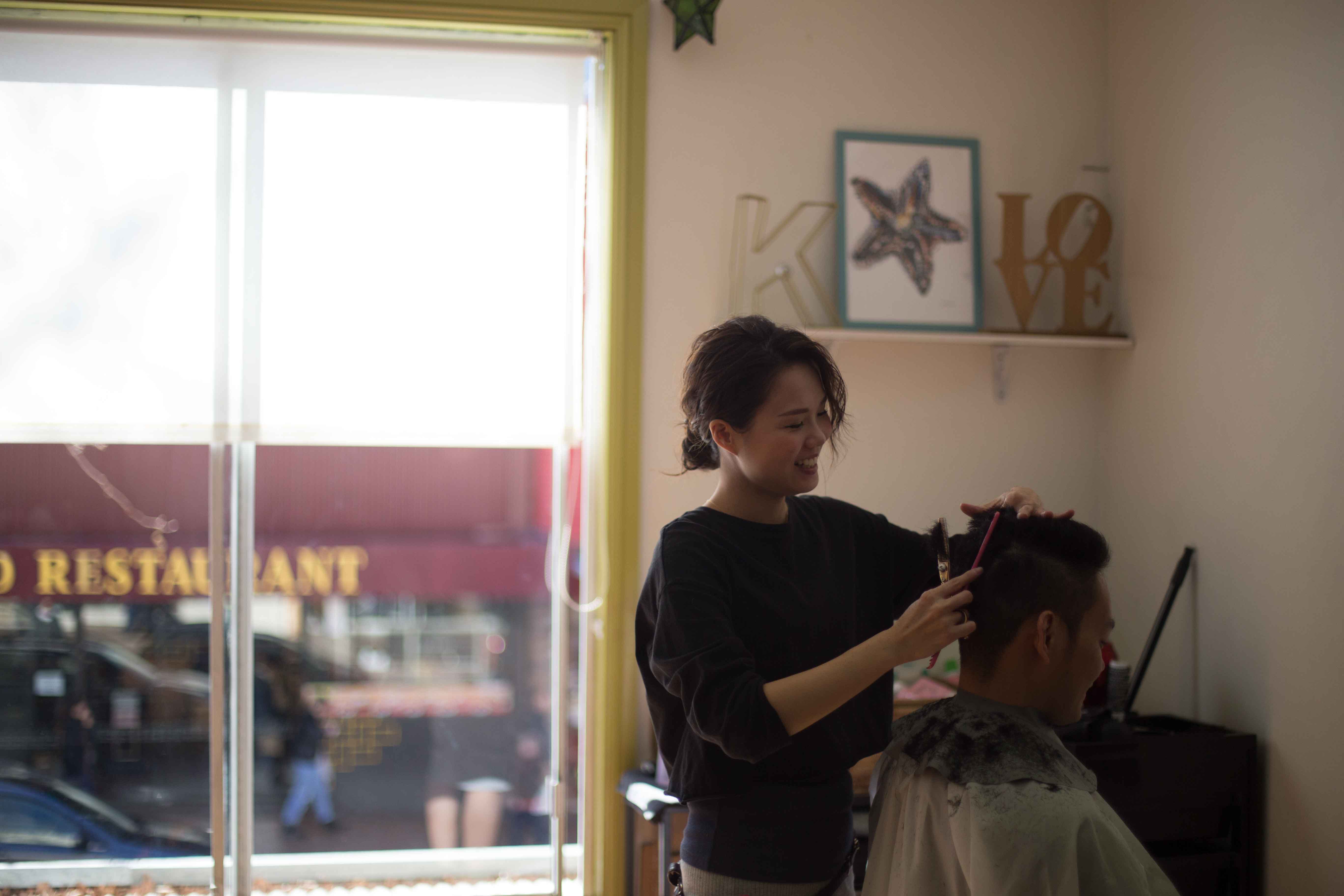 ワーホリ　日系美容室 英語　日本人美容師　海外就職　美容師